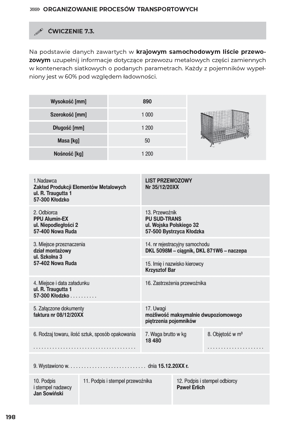 Organizowanie procesów transportowych - obrazek 10